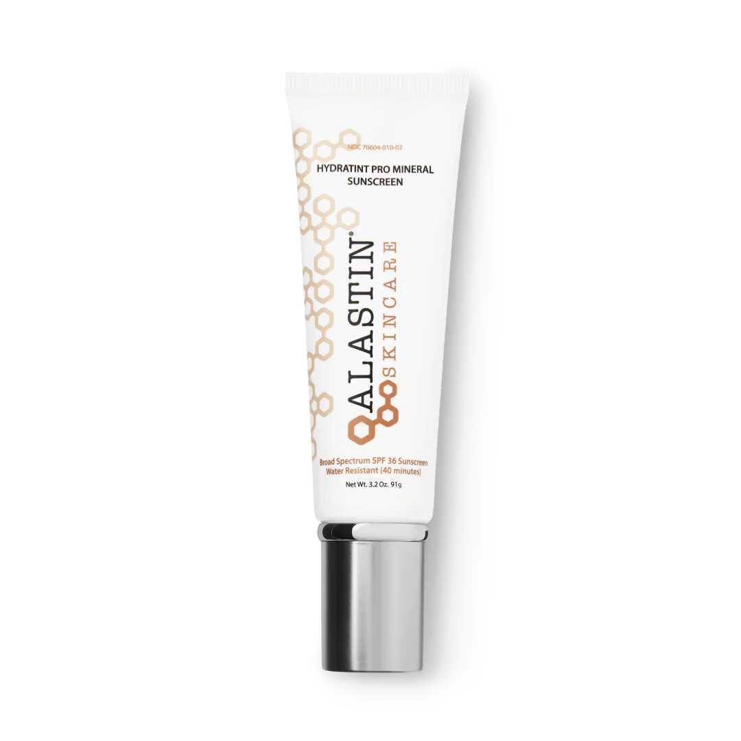 White tube of sunscreen or treatment cream at Glo Derma in Yardley PA